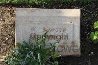 Ismailia War Memorial Cemetery - Rawson, W